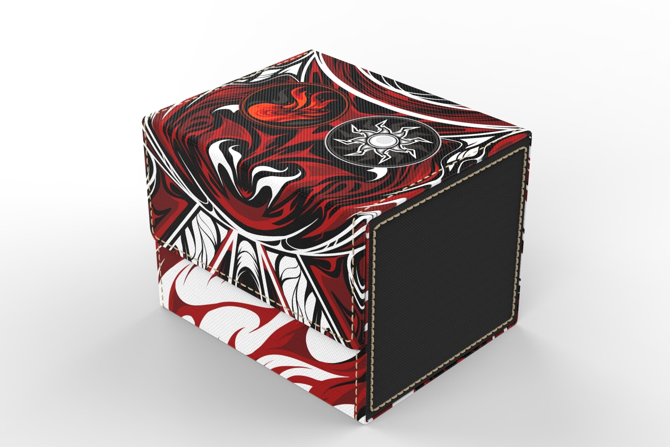 Ai Armor The Vault- TCG/MTG Color Combo Deck Boxes (Red/White)