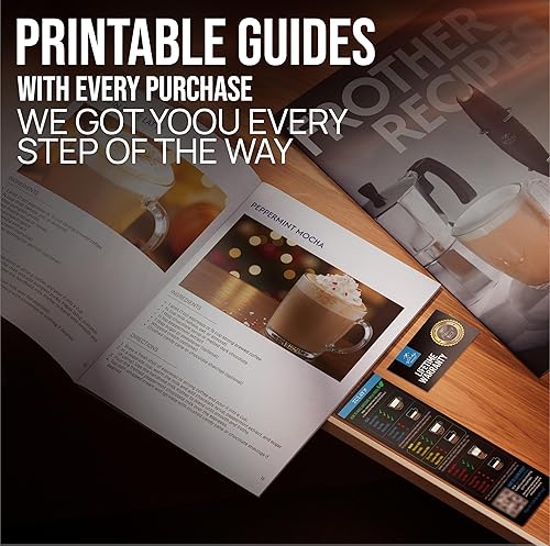 Vista 572 de Zulay Kitchen - Espumador de leche de mano con pilas AA Duracell: batidora de bebidas resistente para café, latte, capuchino y más, color aurora