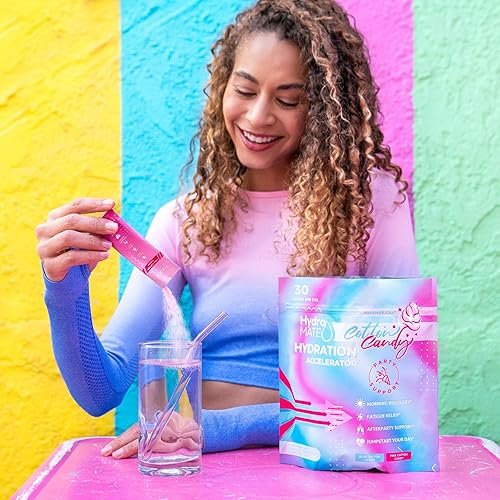 Miniatura 2 de NatureWorks HydroMATE - Paquete de mezcla de electrolitos en polvo acelerador de hidratación bajo en azúcar bajo en calorías recuperación rápida