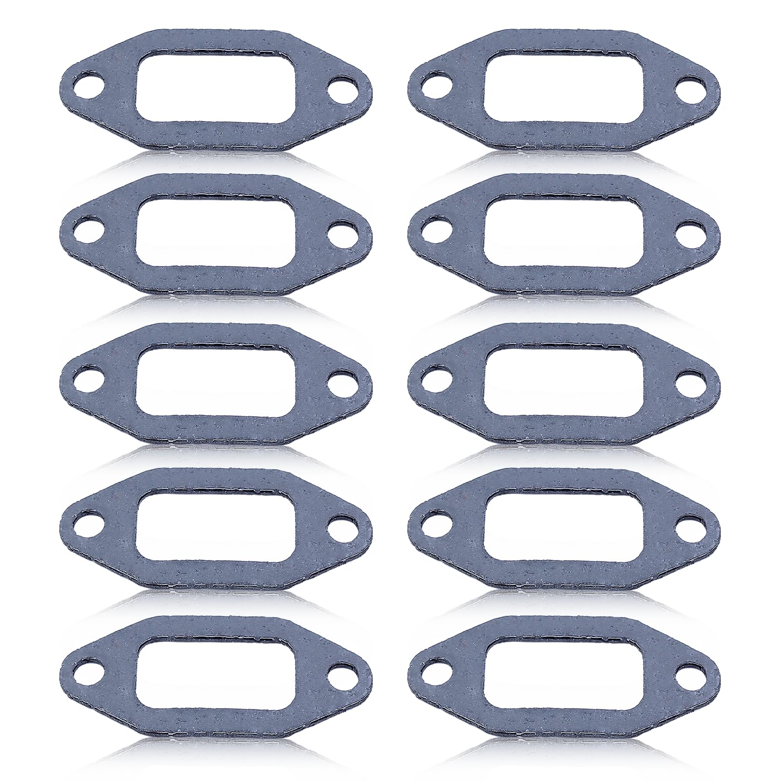 Haishine 10 X Exhaust Muffler Gaskets for Husqvarna 362 365 371 372 372XP 372 XP Chainsaw Replacement Spare Parts