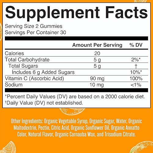 Miniatura 6 de MaryRuths - Gomitas de vitamina C orgánicas para niños y zinc iónico líquido para niños función inmunológica y salud general suplemento para el