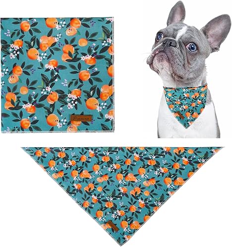 Vista 31 de Bandana de verano para perro, bandana hawaiana para perros medianos y grandes, lindo pañuelo rosa para cachorros, adorable bufanda triangular