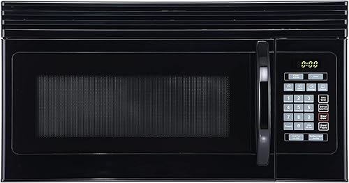 BLACKDECKER Microondas de gama con ventilación de recirculación de aire de montaje superior 16 pies cúbicos 1000 vatios iluminación incandescente