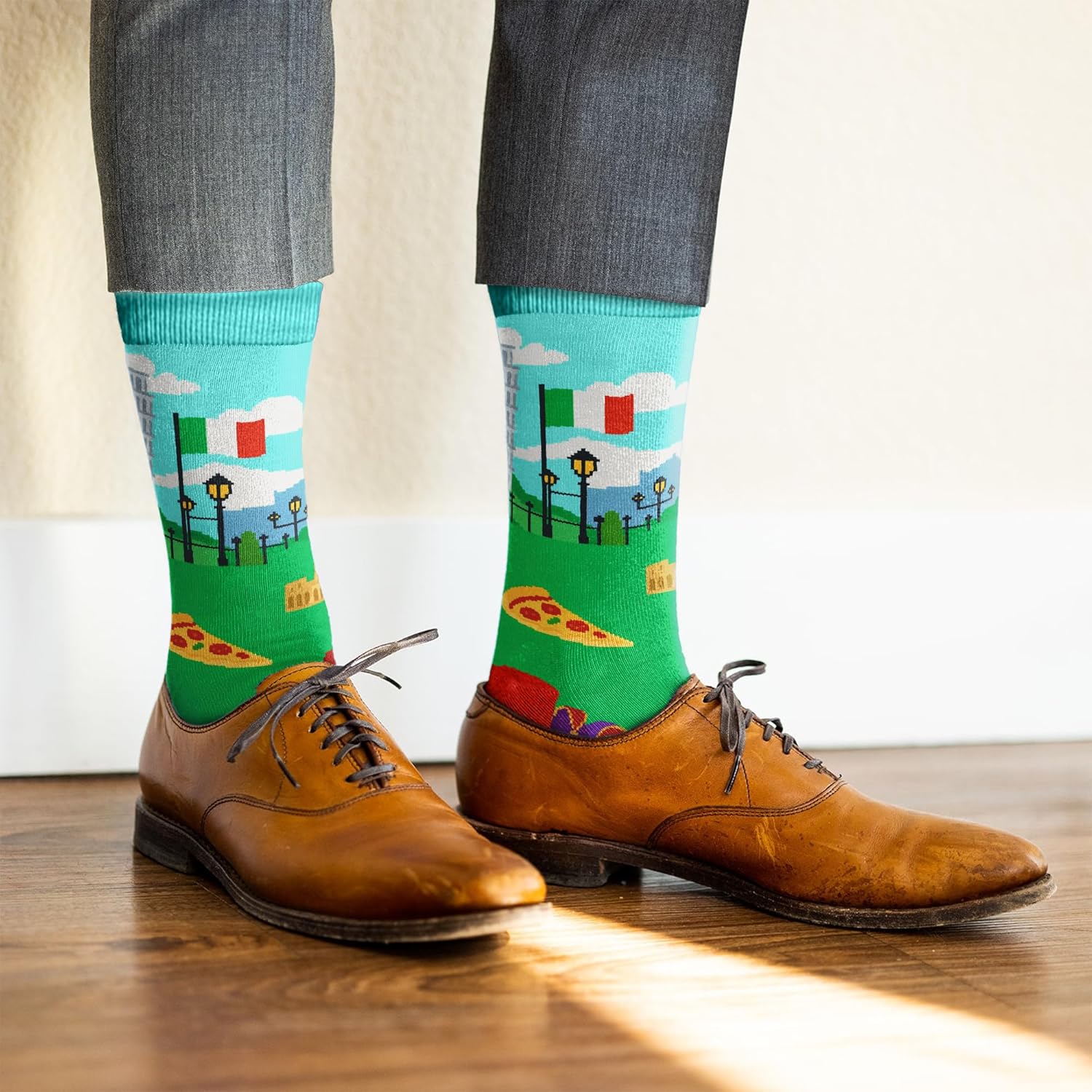 Travel Gifts - Fun Socks for Men and Women, Unique Gift for Travelers, Ideal Stocking Stuffers for Men - Image 3