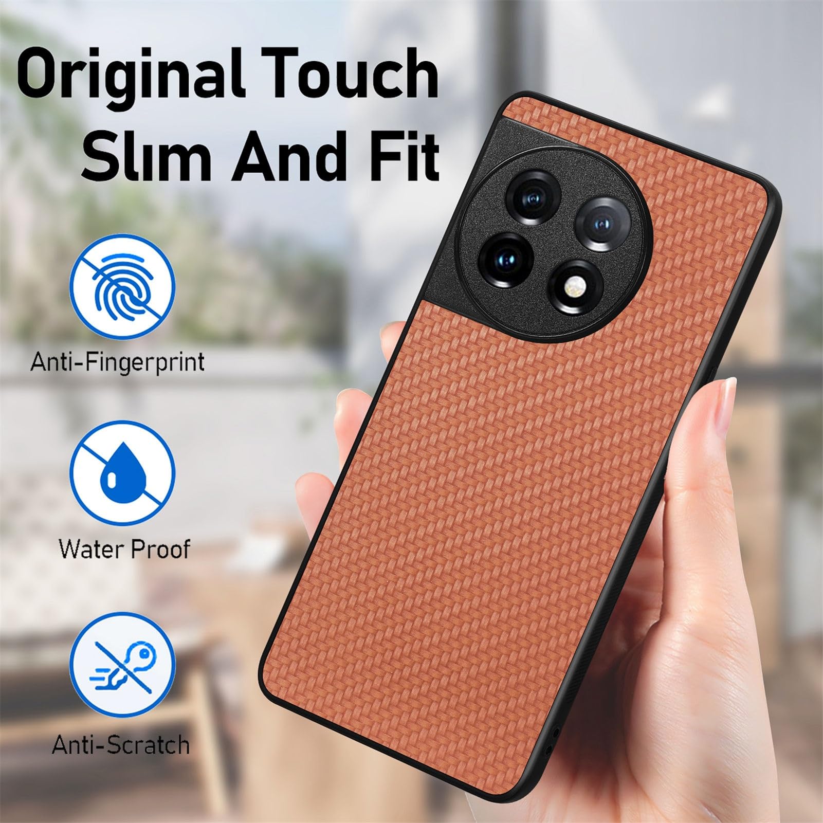 iPhone 16 Pro Capa Fibra De Carbono Real - Carbon Design - Série