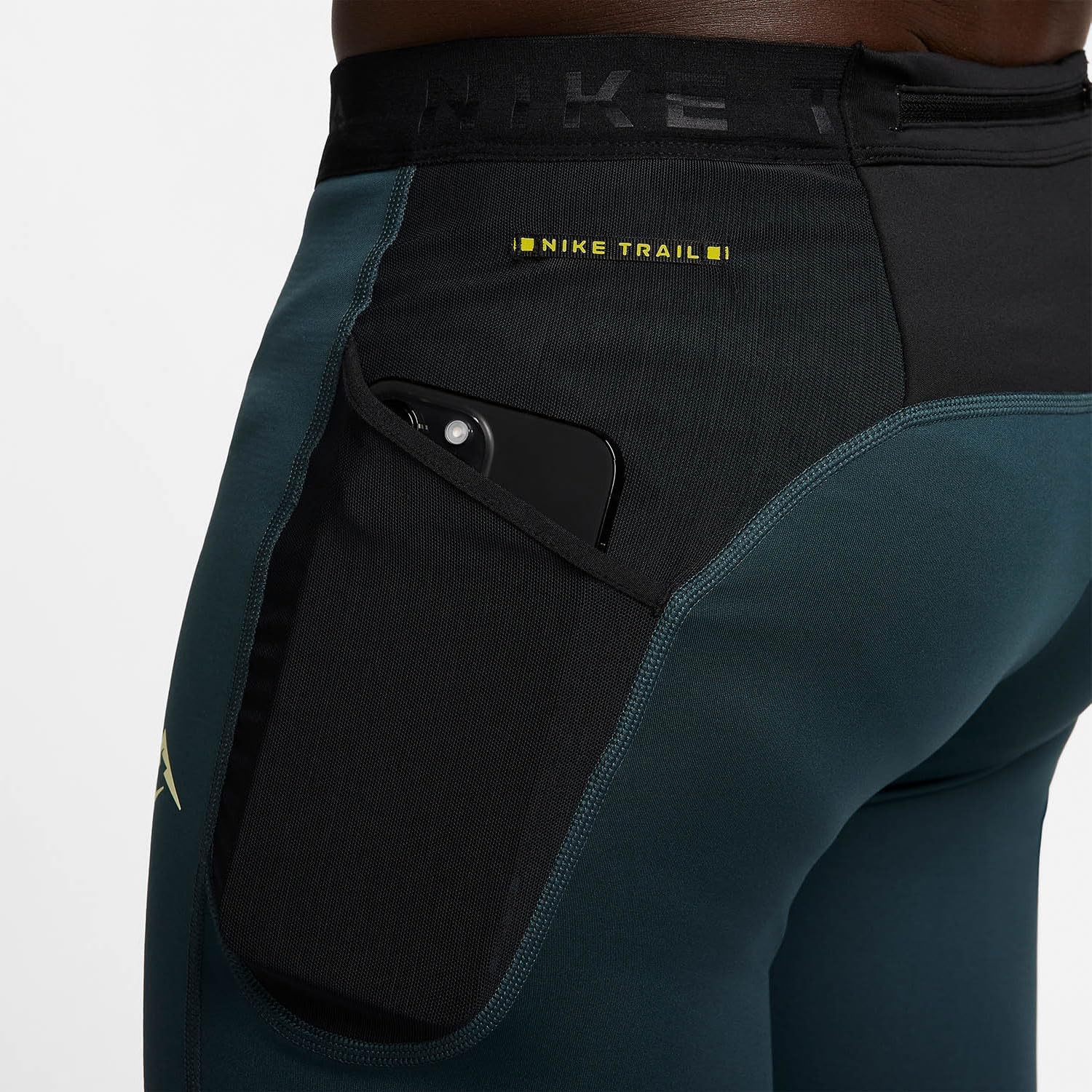 Nike Men's Lunar Ray Winter Trail Running Tights M Black/Green