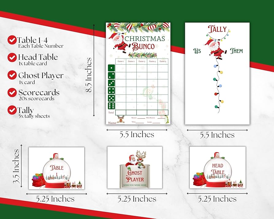 amazon-com-christmas-bunco-kit-christmas-winter-bunco-bunco-score-sheets-holiday-themed-bunco-scorecards-tally-sheets-ghost-player-holiday-bunco-bunco-game-kit-for for Christmas Bunco Score Sheets Printable Free Amazon.com: Christmas Bunco Kit - Christmas Winter Bunco - Bunco Score Sheets - Holiday Themed Bunco - Scorecards - Tally Sheets - Ghost Player - Holiday Bunco - Bunco Game Kit for for Christmas Bunco Score Sheets Printable Free