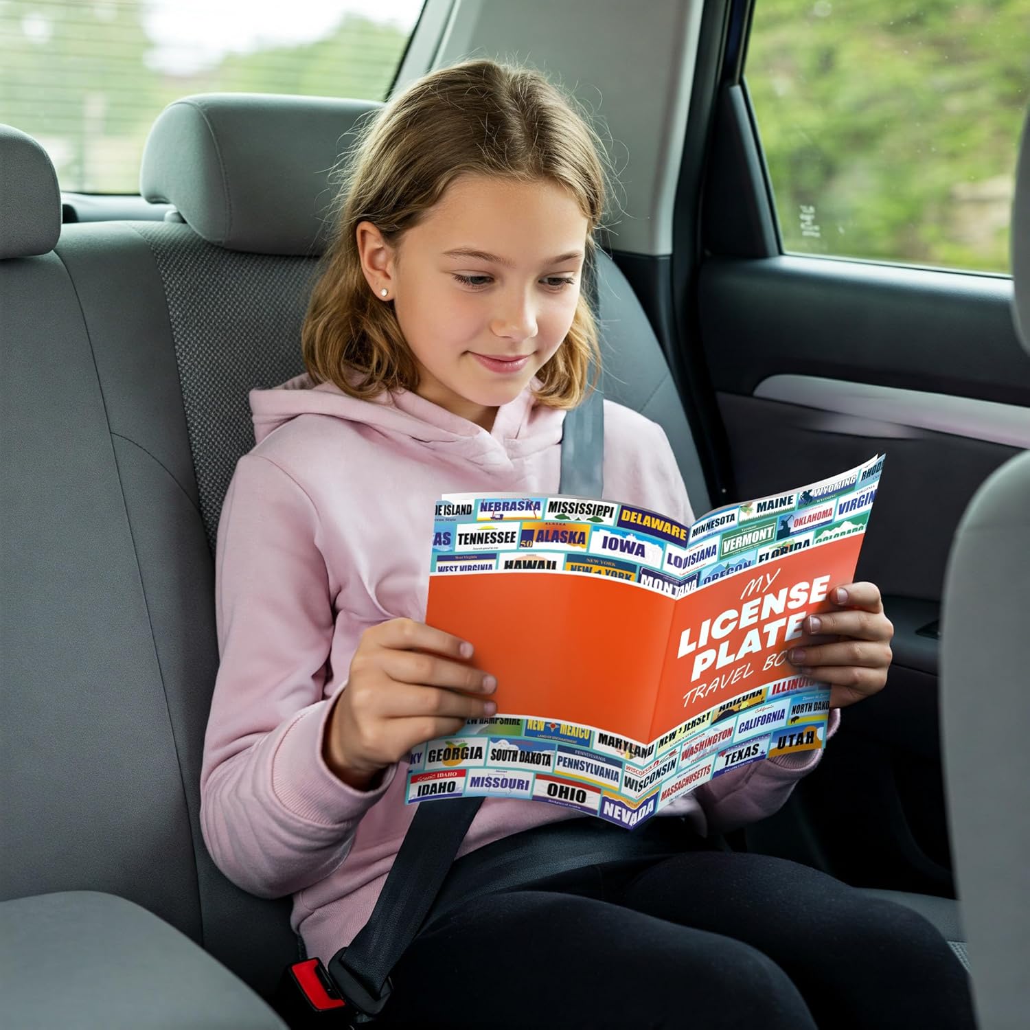 Jazzoo License Plate Game for Kids - 12 Travel Sticker Books - Fun Road Trip Activity for Family Vacations - USA States - Image 6