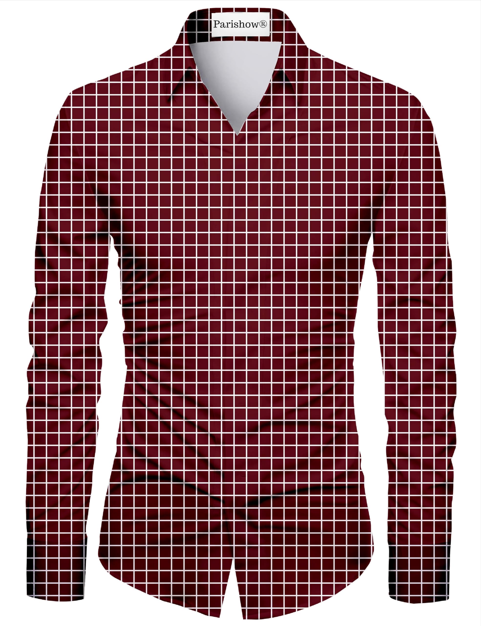 Polycotton Checkered Shirt Fabric (Unstitched) PJE-UShirtChexBN-1-image-25