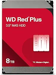 HDD Desktop Western Digital RED PLUS 8TB NAS SATA3 5640RPM 256MB 3,5'