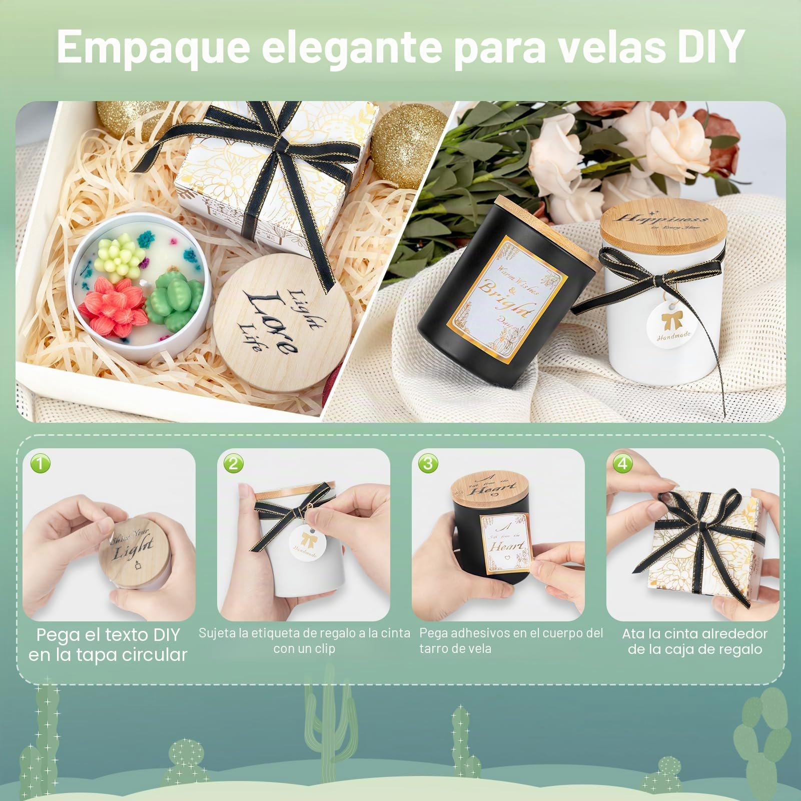 ZEROMX Juego de hacer velas, 1200 g, cera de soja, kit de fabricación de velas para adultos, principiantes, derretidor de cera eléctrico con kit completo de fabricación de velas de bricolaje, enchufe