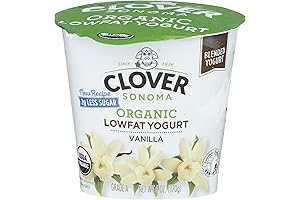 CLOVER SONOMA Organic Lowfat Vanilla Bean Yogurt: Nourishing and Flavorful Delight