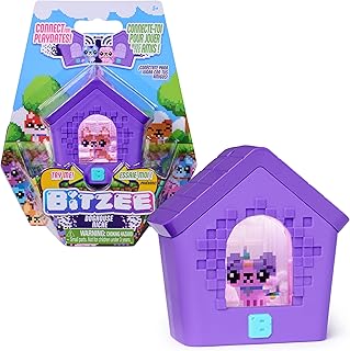 BITZEE, Doghouse Interactive Toy with 15 Puppies Inside, 3D Playroom, Great for Easter Gifts, Digital Pet Reacts to Touch