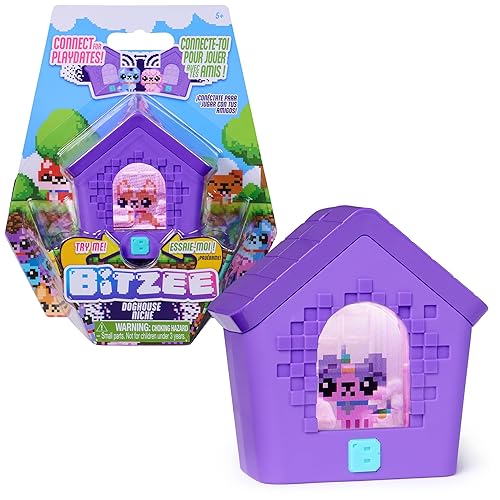 BITZEE, Doghouse Interactive Toy with 15 Puppies Inside, 3D Playroom,