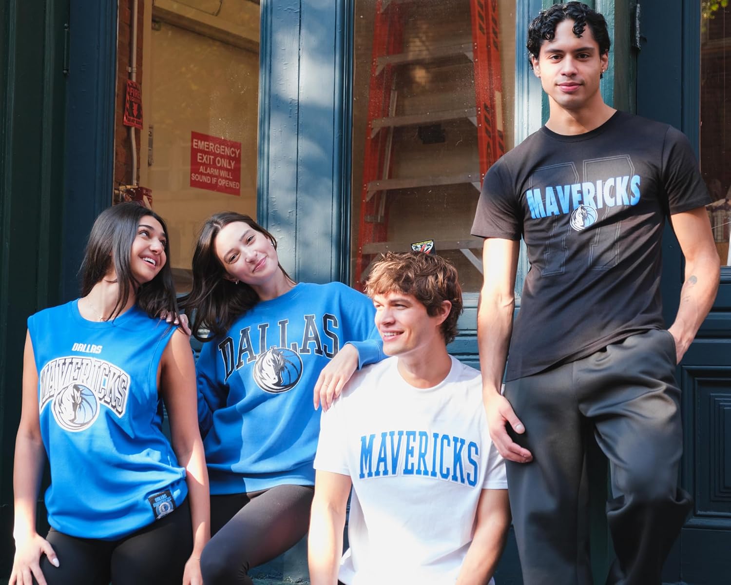 Ultra Game womens Nba Official Extra Soft Fleece Distressed Oversized Pullover Sweatshirt - Image 4