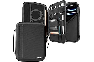 tomtoc Portfolio Case for iPad Travel Organizer with Ample Storage Space
