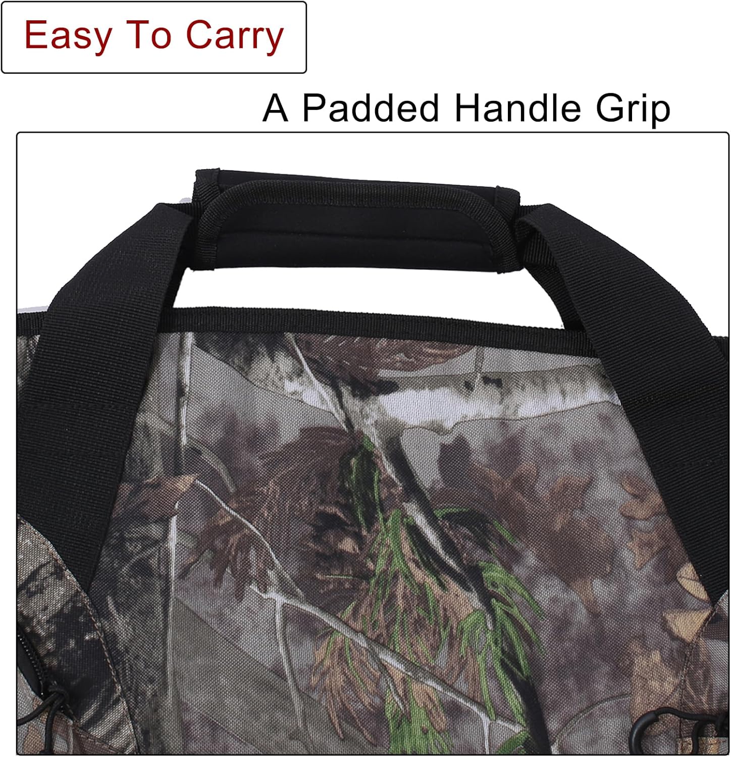 38/42/46/50 Inch Soft Rifle Case with Adjustable Shoulder Strap,Lockable Zipper Design, Accessory Pocket for Gun Storage and Transport - Image 7