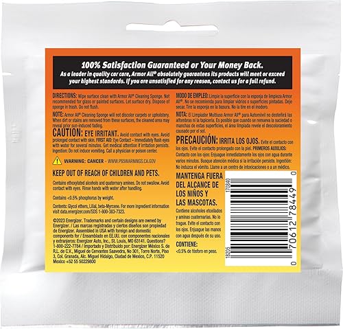 Miniatura 7 de Armor All Esponja de limpieza para automóviles, suministros de lavado de autos para automóviles, camiones y motocicletas