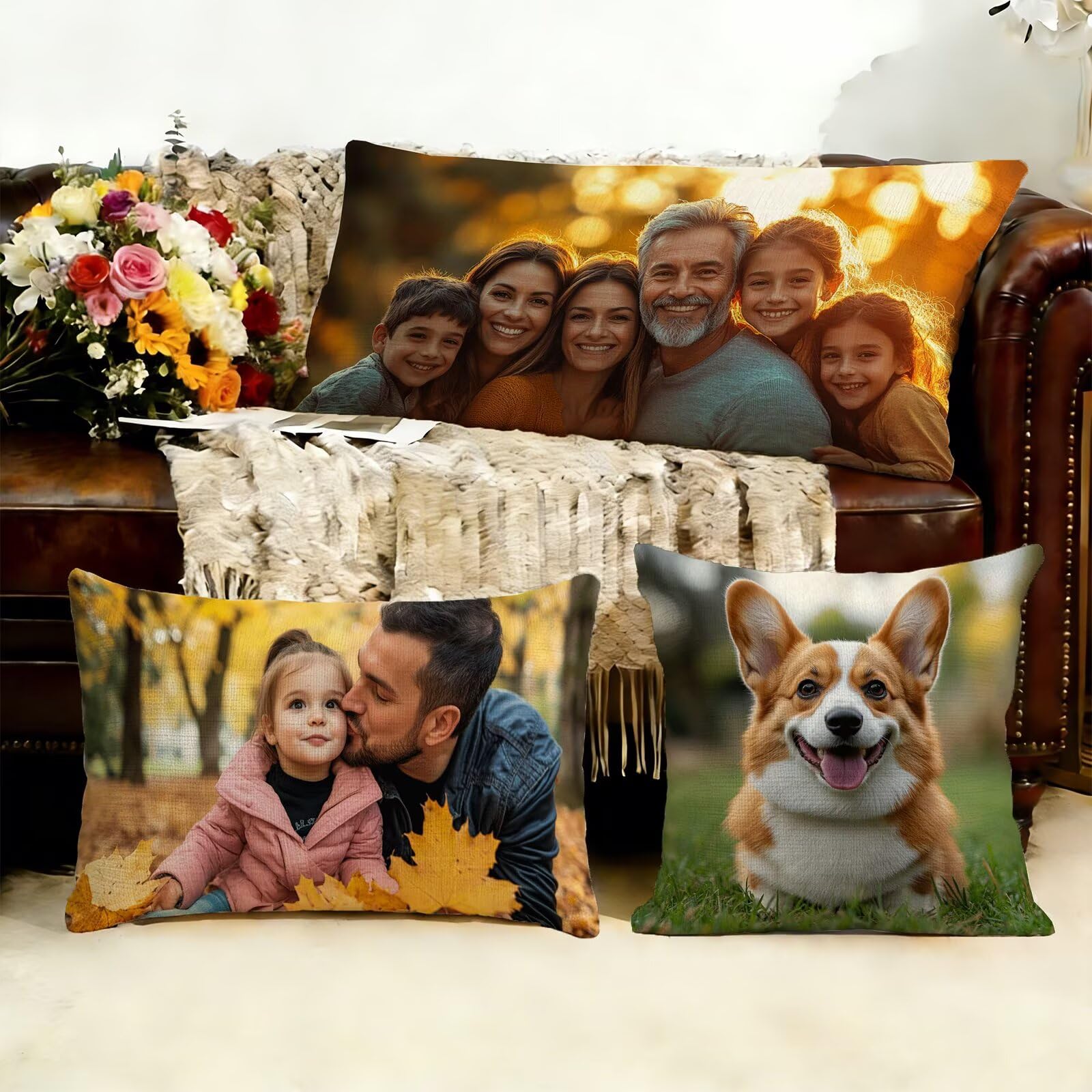 Cojin Personalizado Foto a Doble Cara 60x180cm - Cojines Exterior,Funda de Almohada Impermeable - Regalo Original para San Valentín y Aniversario Parejas para Cama Sofa Terraza Salon Jardin J1-131