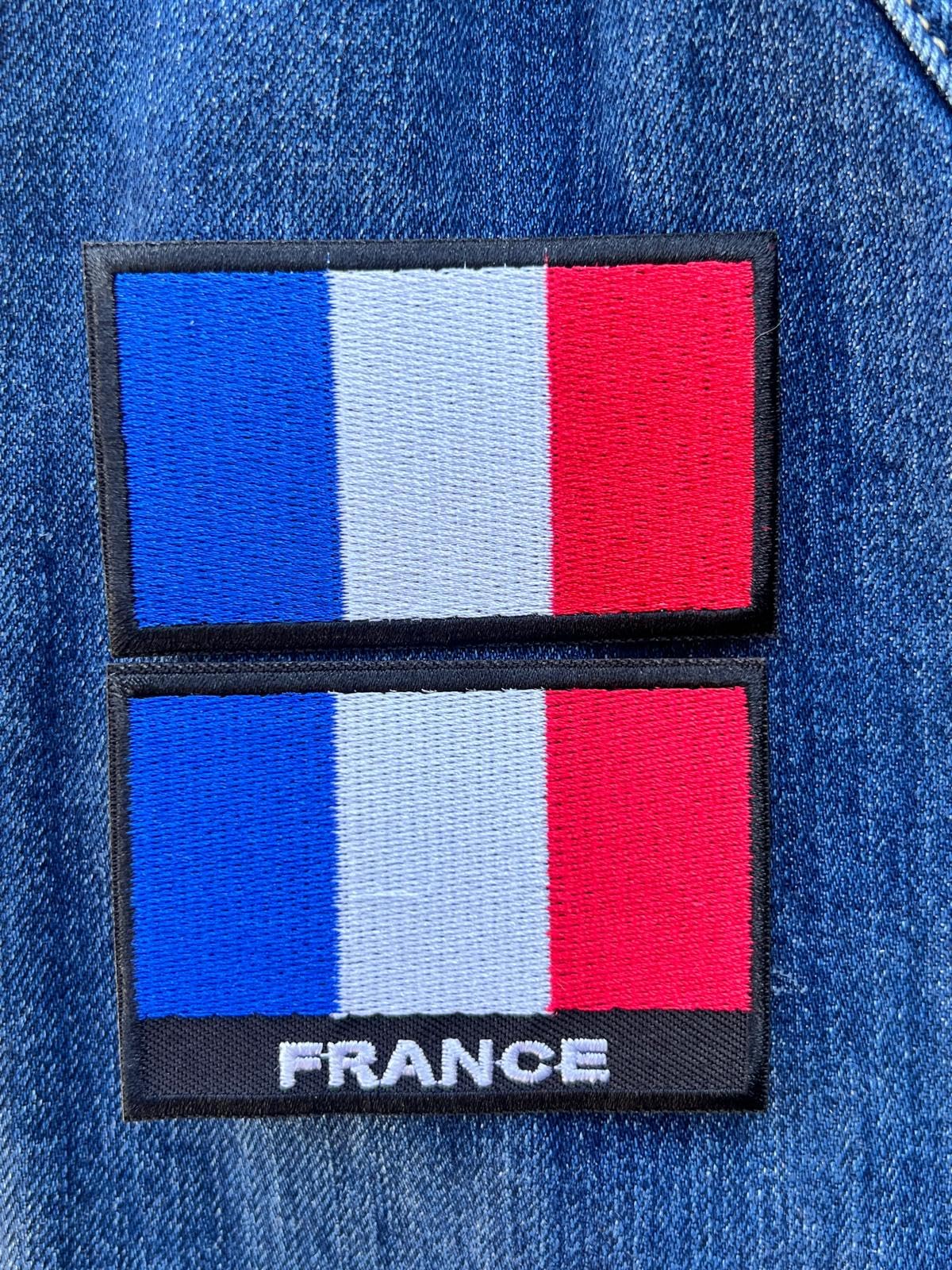 Écusson à Repasser Hendaye - Blason Drapeau France Et Ville - Patch Imprimé - Neuf