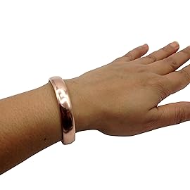 Healing Lama Hand Forged 100% Copper Bracelet. Unisex, Made with Solid and High Gauge Pure Copper.