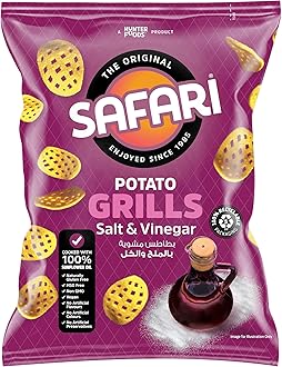 Safari Potato Grills Salt and Vinegar 60g