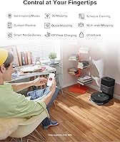 Vista 6 de roborock Q5 Pro+ Robot aspiradora y trapeador, autovaciado, succión máxima de 5500 Pa, cepillo DuoRoll, limpieza manos libres hasta 7 semanas