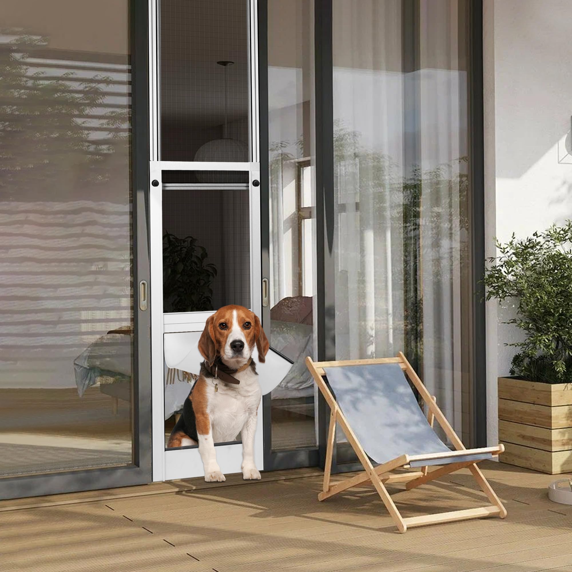 Large Pet Door For Sliding Glass Doors Adjustable Large Dog Door For Sliding  Glass Doors - Adjustable Height Pet Door With Magnetic Closing Adjustable  Height Dog Door, image size:2000x2000