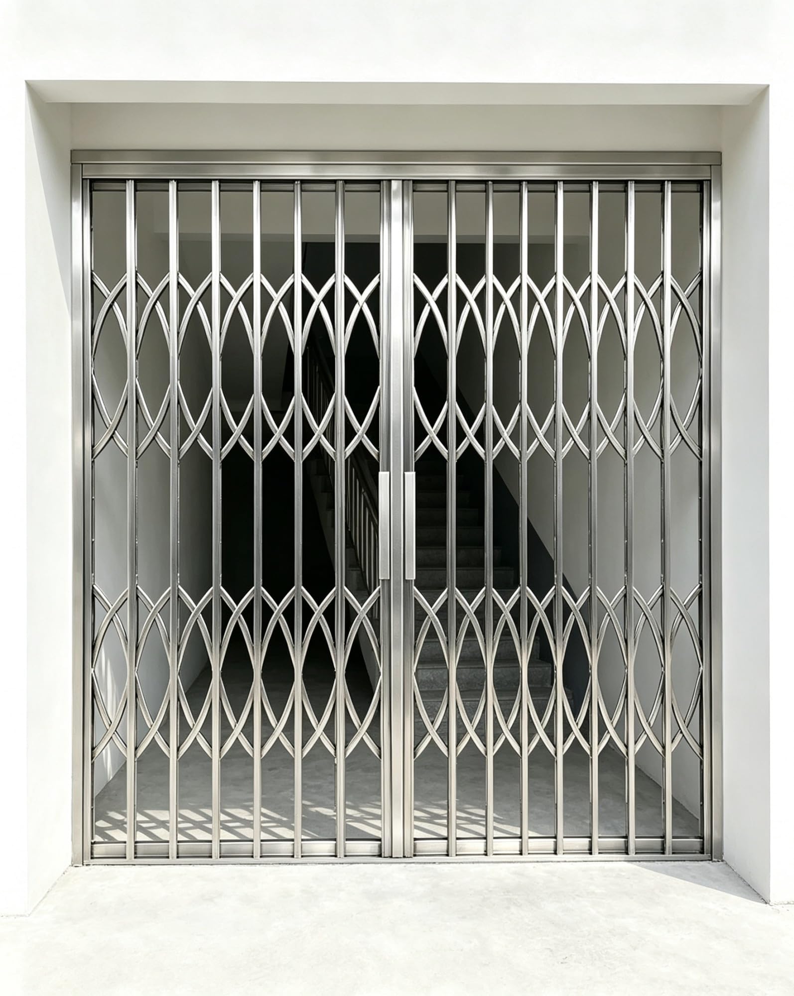 Fenstergitter Einbruchschutz Ausziehbare Sicherheitsgitter für Schiebefenster, Abschließbare Schutztür