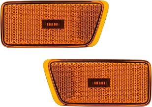 Replacement For Ford Bronco Sport 2021-2024 Badlands, Base, Outer Banks, First Edition, Big Bend CAPA Certified, LED Side Marker Light Assembly Set With Bulbs,Left & Right Side,FO2550148, FO2551148