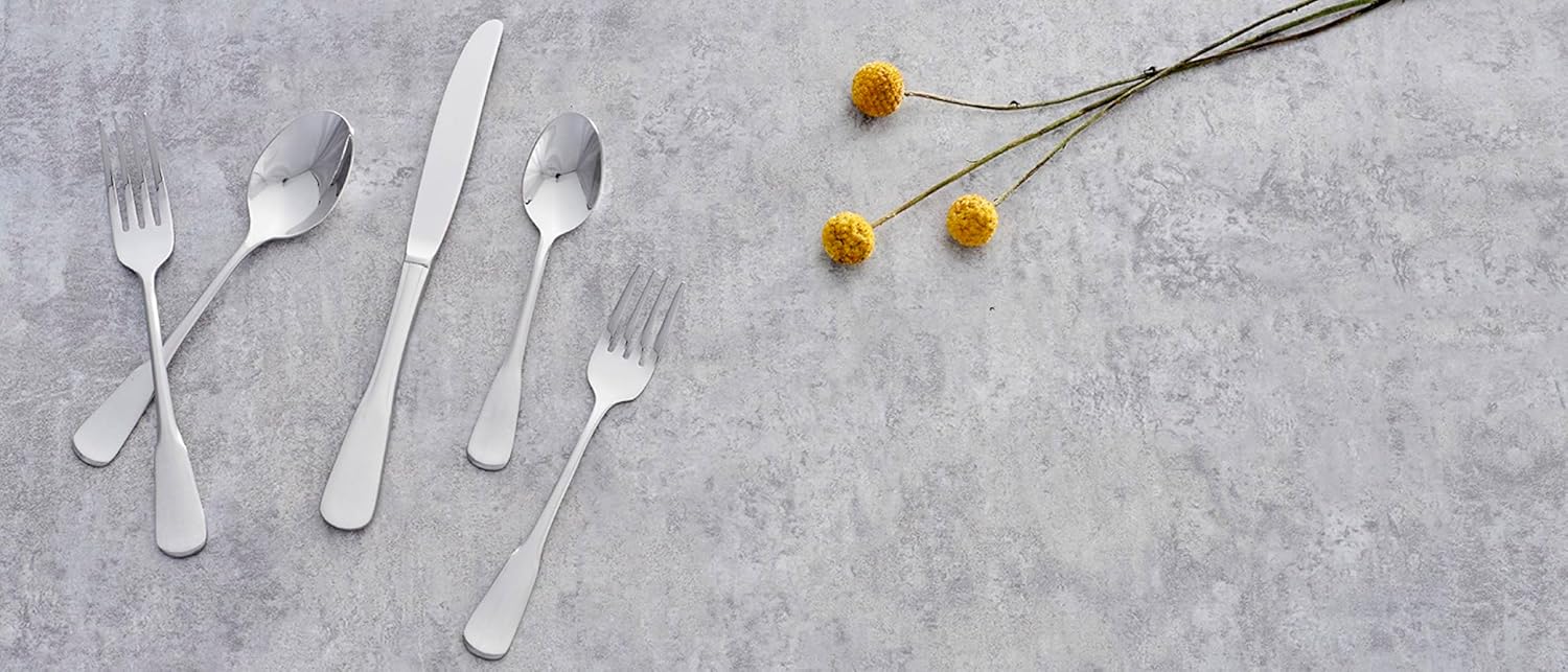 Oneida Colonial Boston 20-Piece Flatware Set, Service for 4, Silver