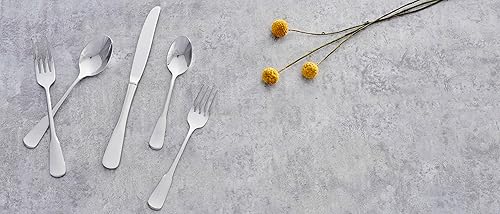 Miniatura 5 de Oneida Colonial Boston - Juego de cubiertos de 20 piezas servicio para 4 color plateado