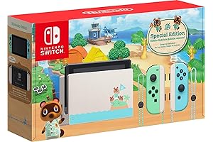 Nintendo Switch 2020 Special Edition - Animal Crossing: New Horizons Bundle