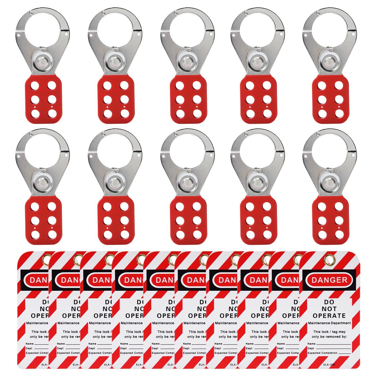 Buy OMGTMD Lock Out Tag Out Hasp Lockout Tagout Hasp Kit 10 Loto Hasps