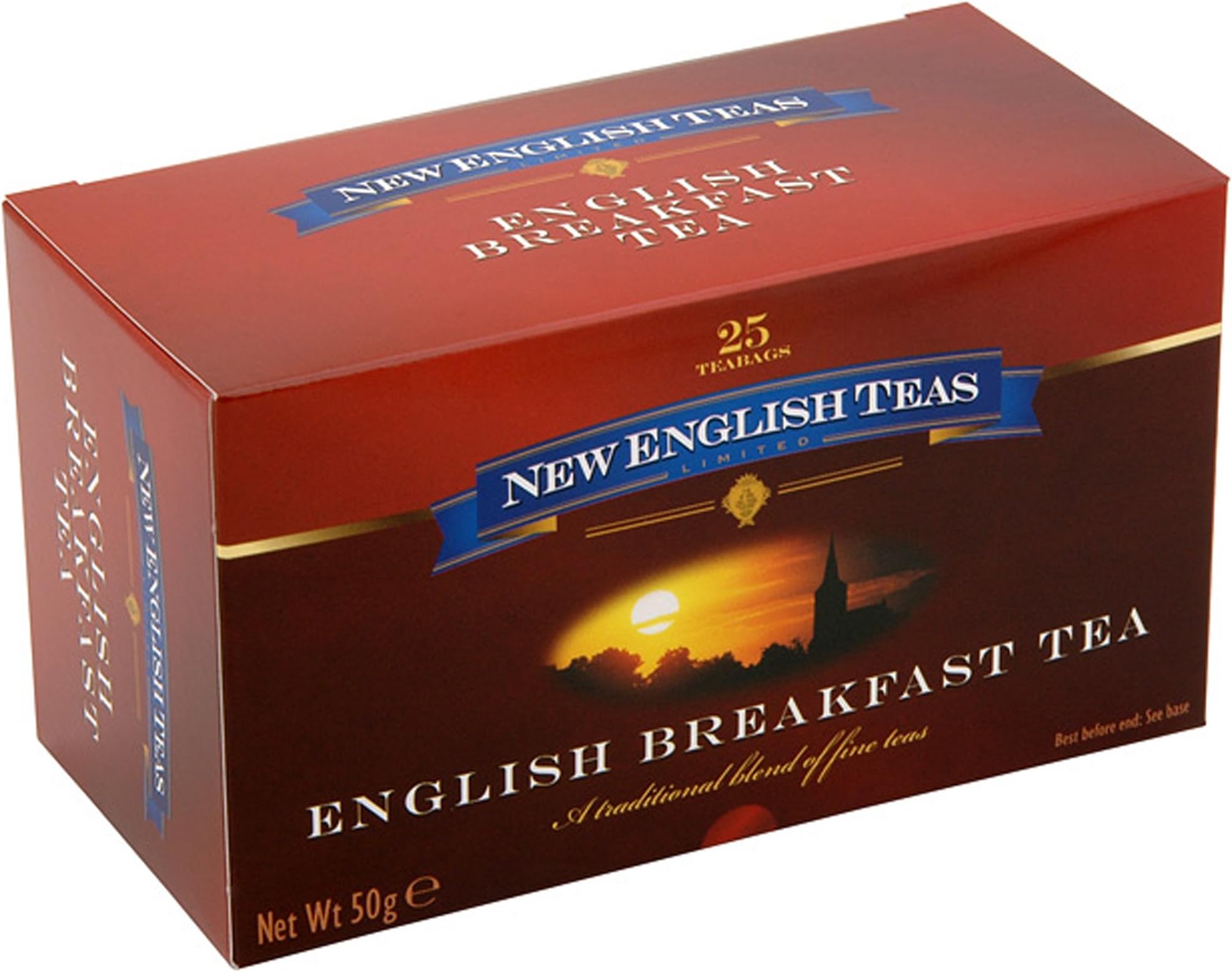Classic English Breakfast Tea 25 Individually Wrapped Teabags