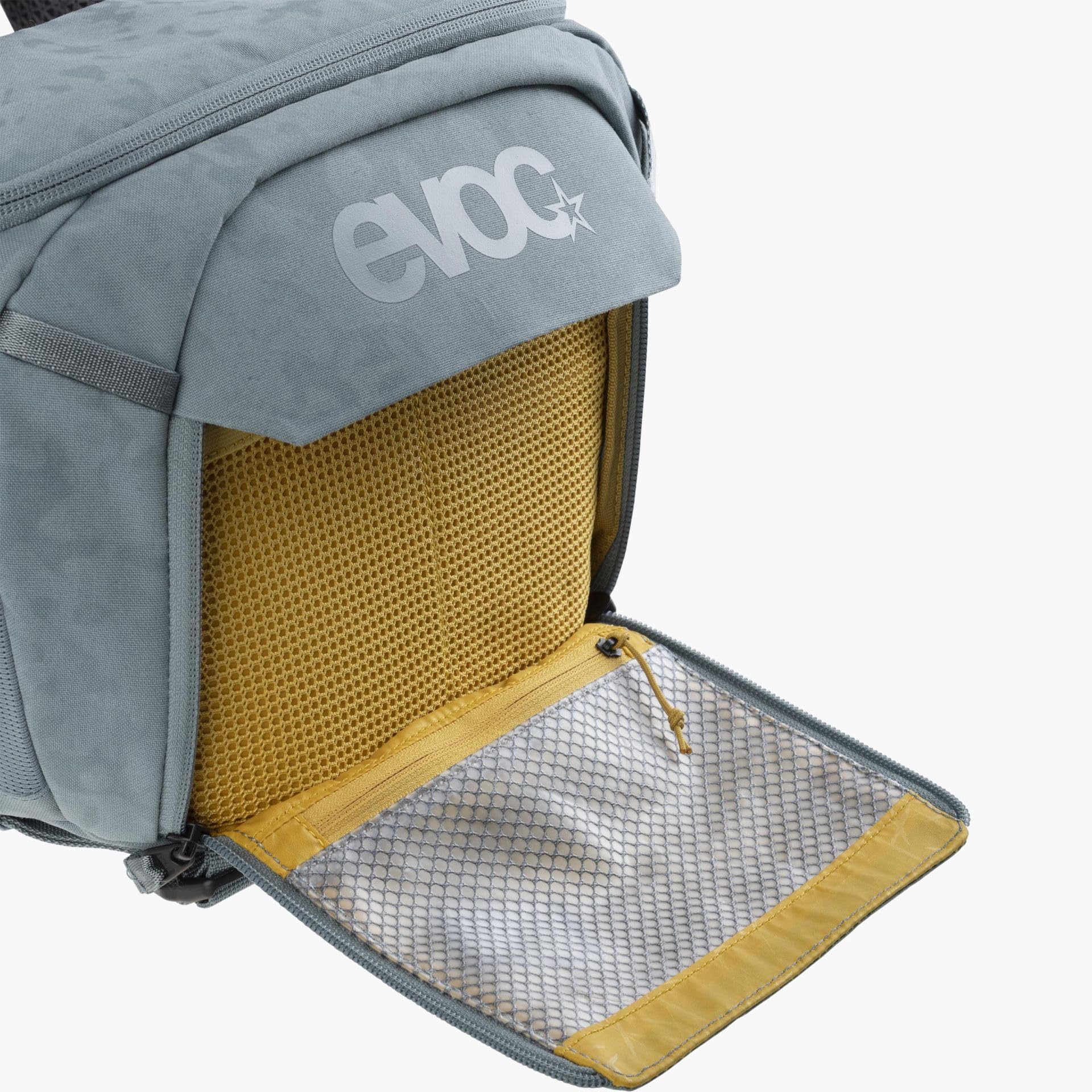 EVOC HIP PACK CAPTURE 6, torba biodrowa (wydajna wentylacja pleców, elastyczne kieszenie boczne, przegródki organizacyjne, wymiary: 14 x 20 x 31 cm, pojemność: 6 l), stalowa