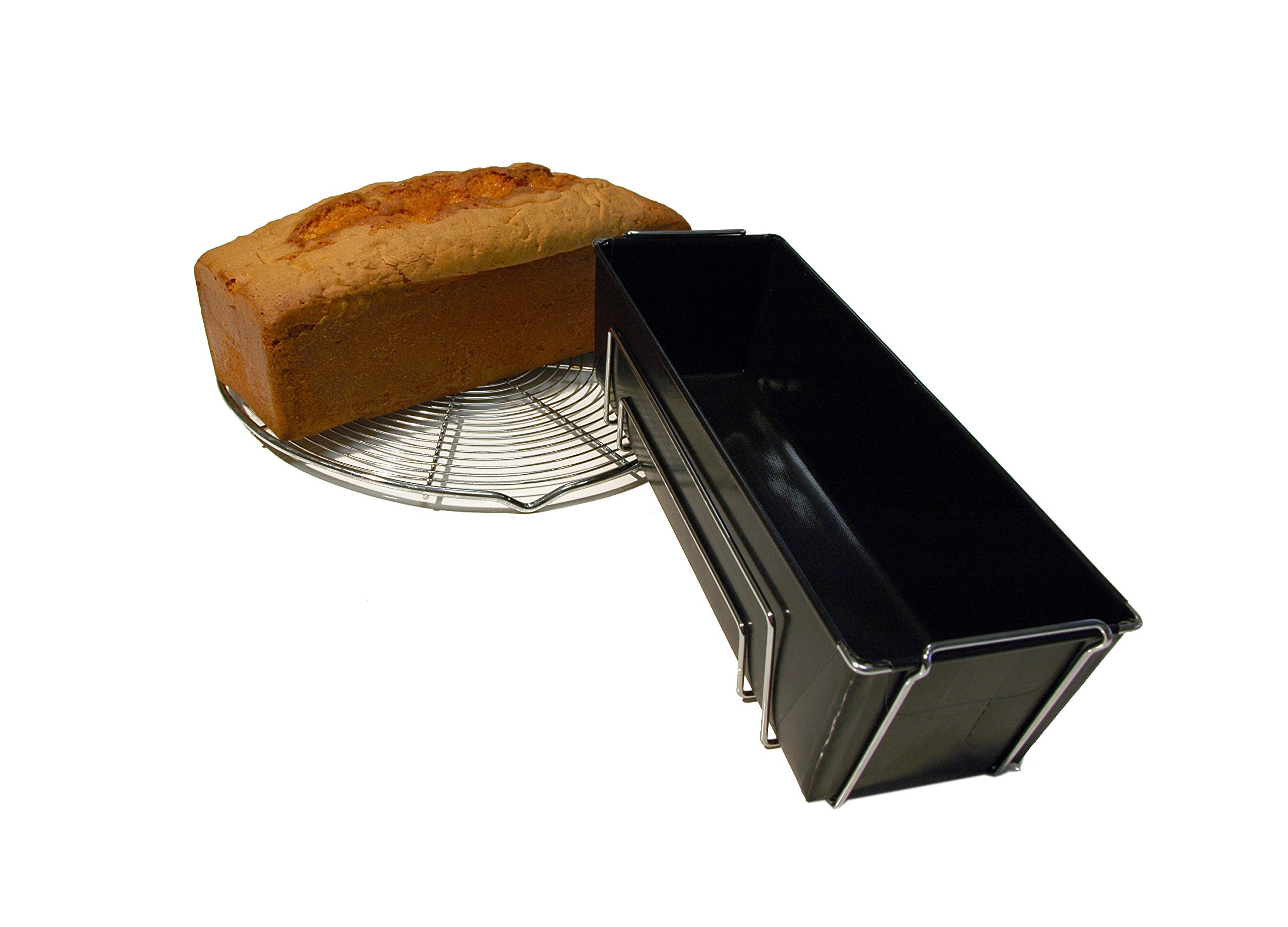 Durandal Teglia torta rettangolare antiaderente Teglie per dolci e teglia pane 30x10,5x8 cm | Teglia forno per pane e dolci | Stampo plumcake