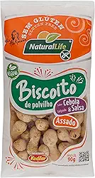 Biscoito de Polvilho Natural Life - Sabor Cebola e Salsa - Sem Glúten - Vegano - 90g