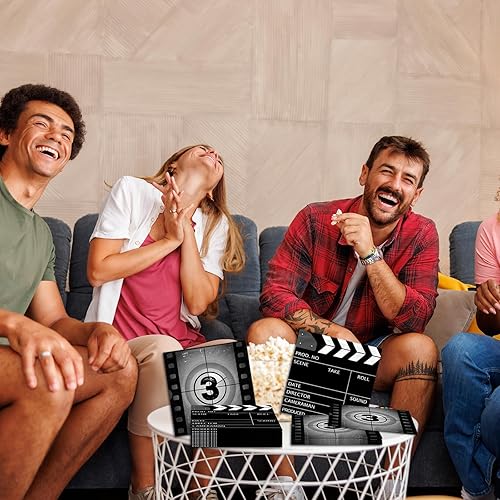 Miniatura 6 de Suministros para fiestas de películas, 40 servilletas de papel de película, ceremonia de premios, decoraciones de fiesta temática de cóctel,