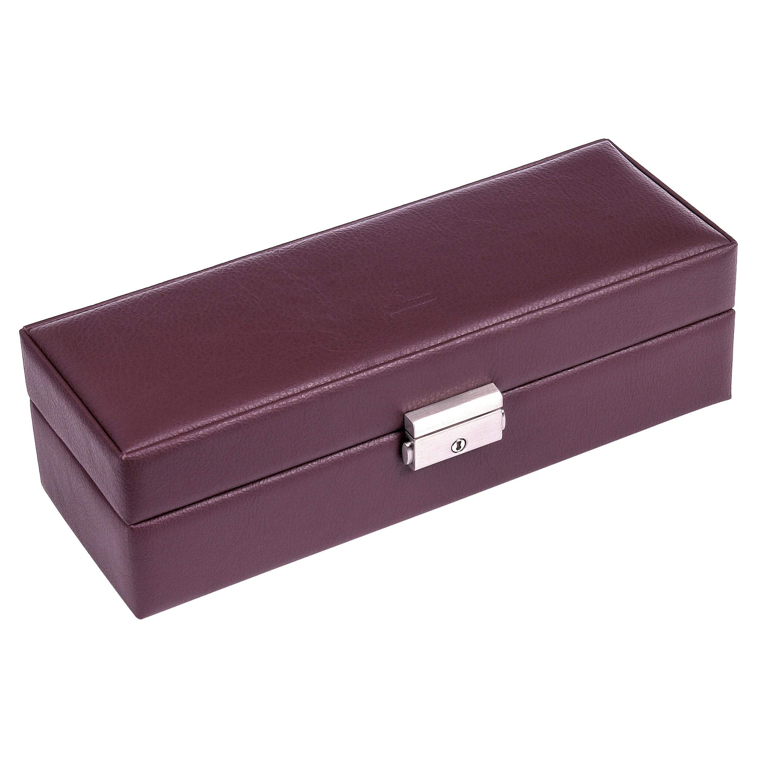 SACHER Custodia per 5 orologi cadeluxe/bordeaux (pelle bovina)