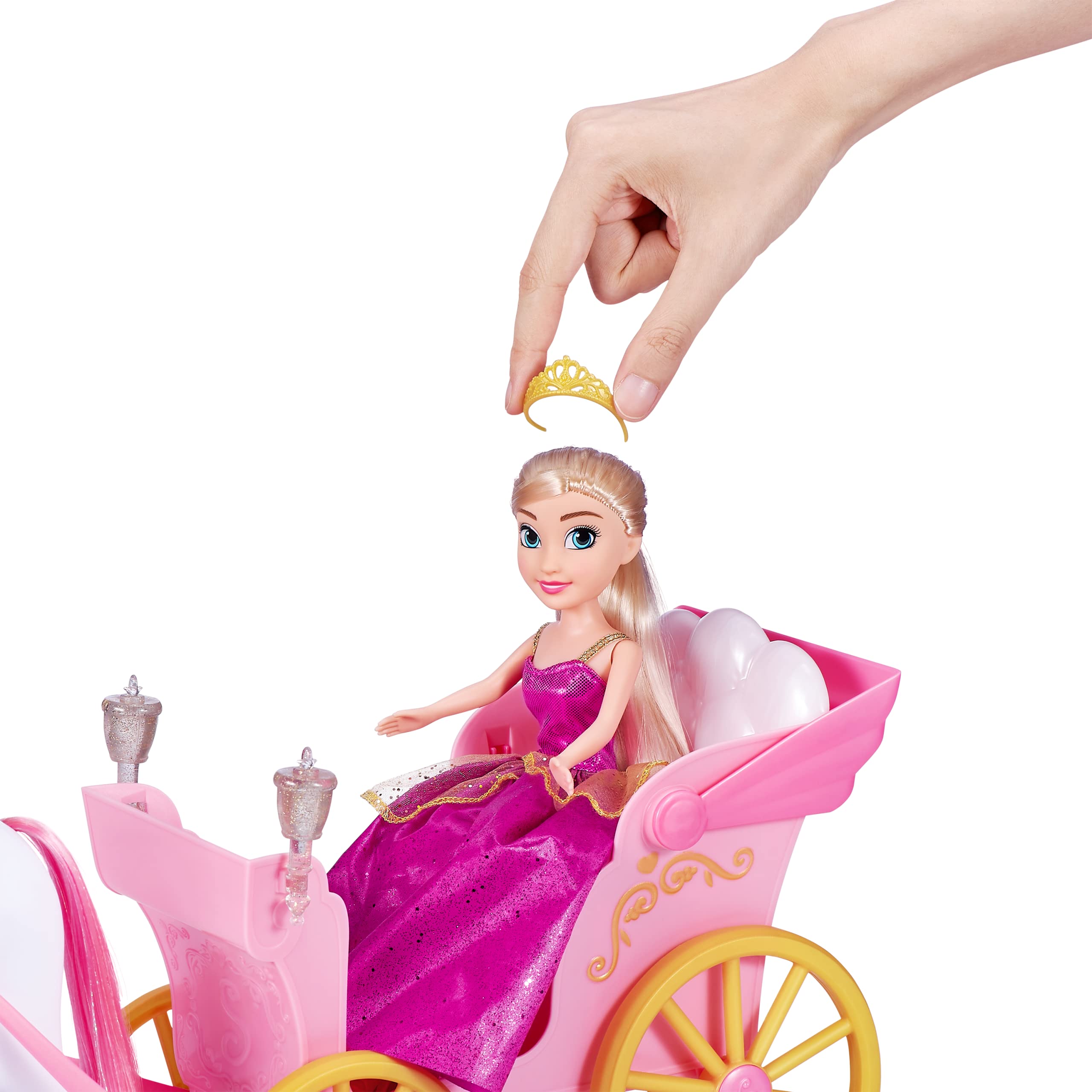 Sparkle Girlz Zuru Princess Horse And Carriage Playset - Main Image
