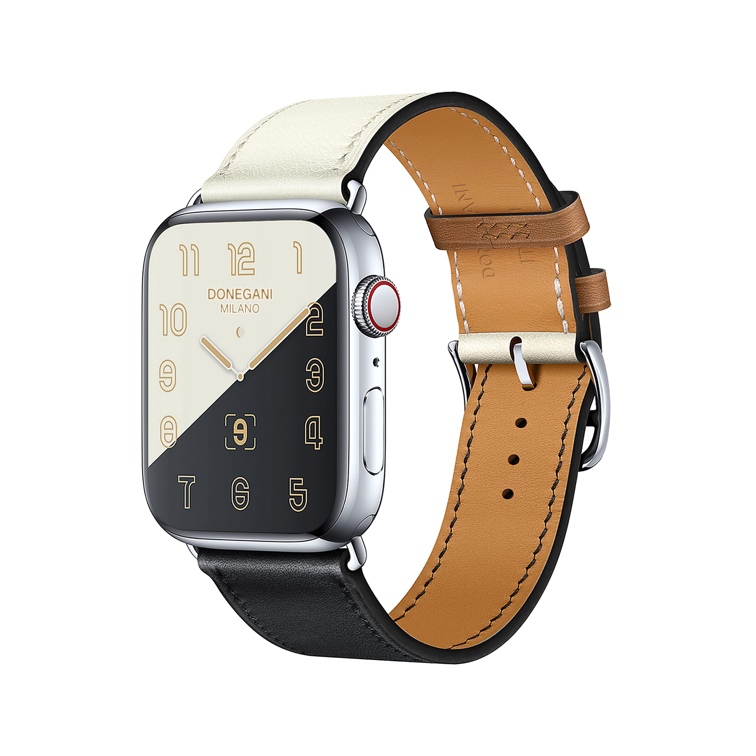 Amazon.com: DONEGANI LB1 Leather Band for Apple Watch Hermes Women 
