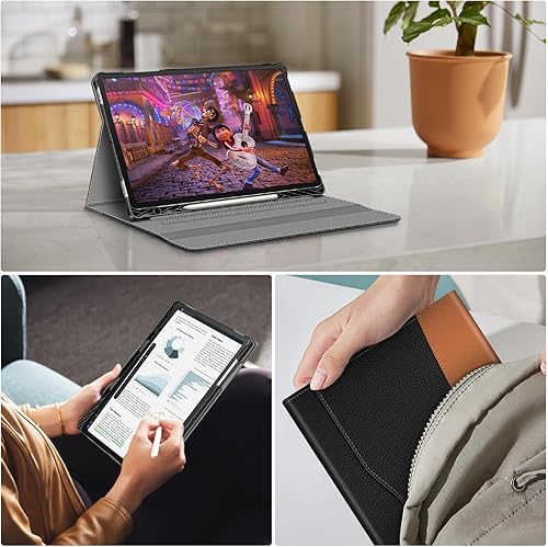 Miniatura 8 de Fintie Funda para Samsung Galaxy Tab S9 Plus de 12.4 pulgadas modelo 2023 (SM-X810X816BX818U) con soporte para bolígrafo S integrado, cubierta de