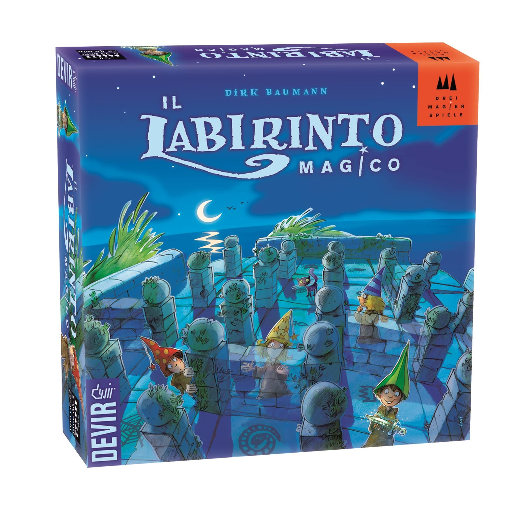 DEVIR Il Labirinto Magico – Gioco da Tavolo per Bambini, Gioco di Memoria e Percorso, 1-​4 Giocatori, 6+, Edizione in Italiano