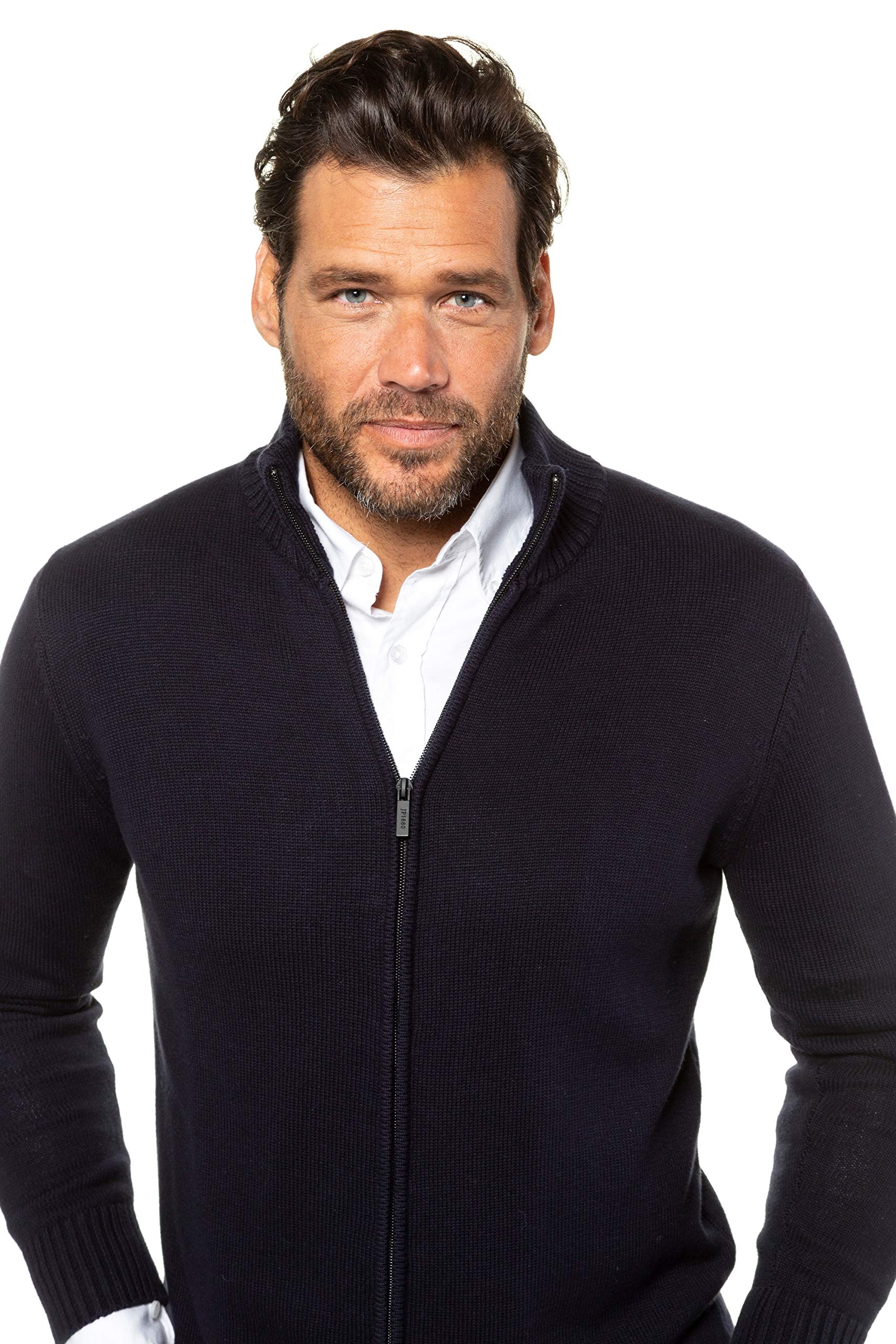 JP 1880 sweter męski, ciemny morski, 5XL
