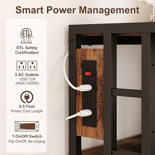 Miniatura 6 de Mini soporte para nevera, barra de café, gabinete con espacio de almacenamiento pequeño para frigorífico, organizador de estante para dormitorio,
