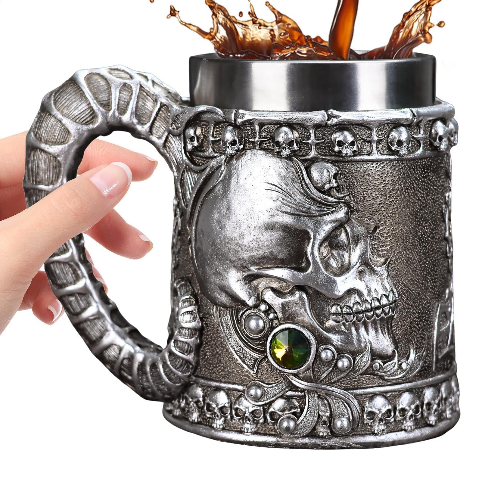 Tasse de crâne réutilisable pour vos soirées festives et sorties camping entre amis