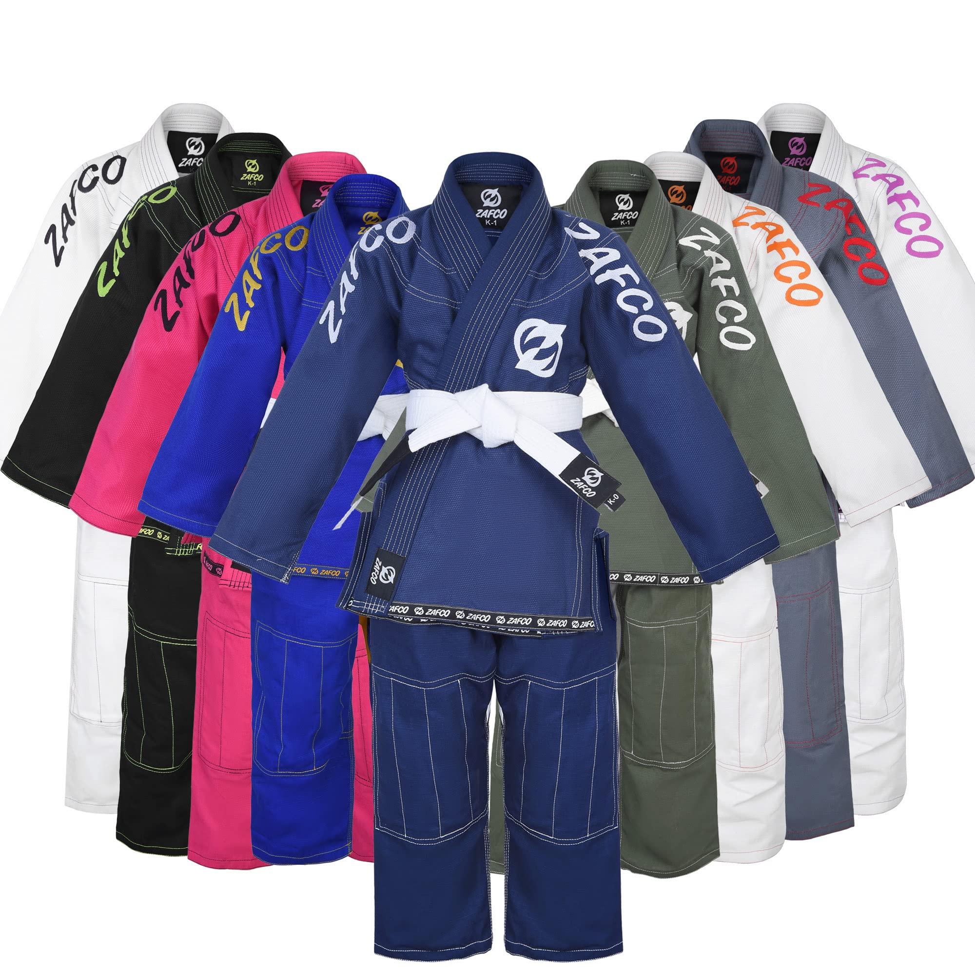 Brazilian Jiu Jitsu, Kids Jiu Jitsu Gi Children BJJ Gi Grappling Kimonos Lightweight White Belt
