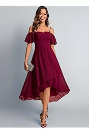 a line v neck bridesmaid dresses KissProm main image 0