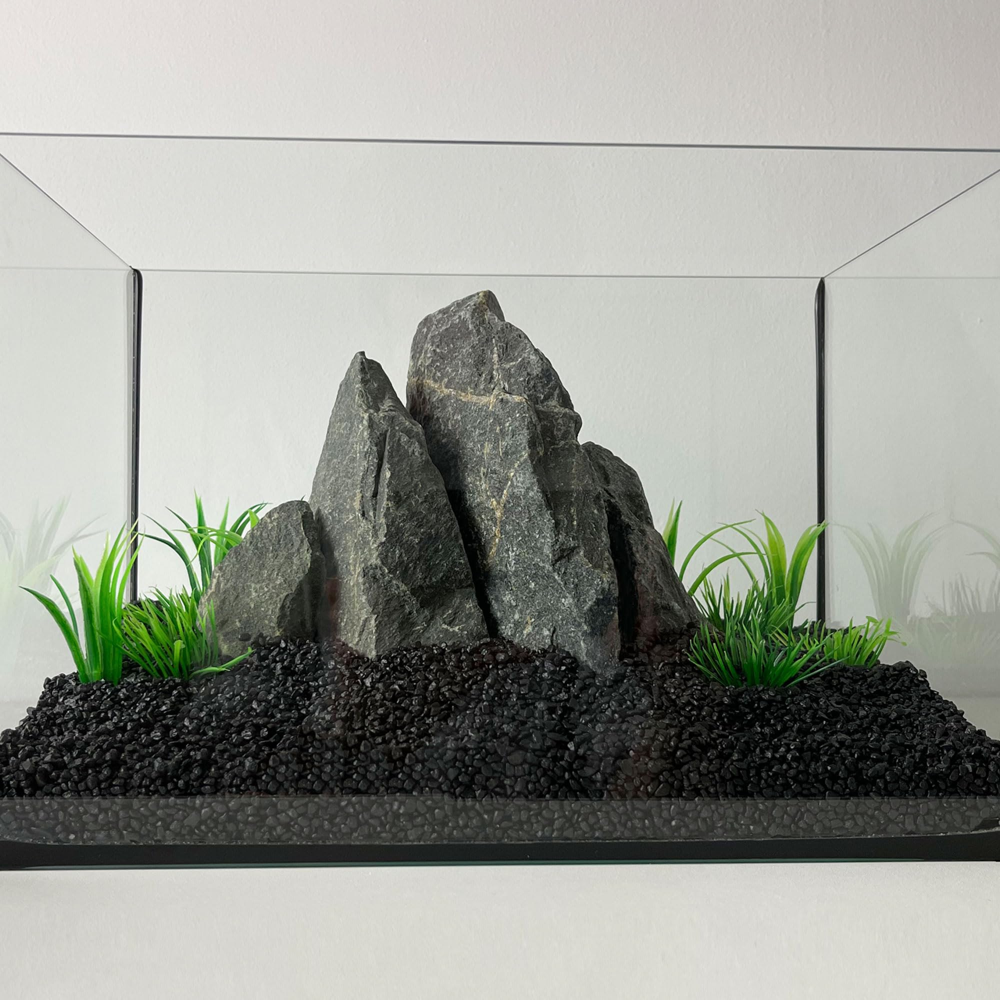 Schicker Mineral żwir akwariowy czarny, kwarcowy 2,0–3,0 mm, 25 kg, powłoka epoksydowa (deklaracja: nie uwalnia substancji), zaokrąglone ziarna, do akwariów słodkowodnych i morskich, neutralność pH